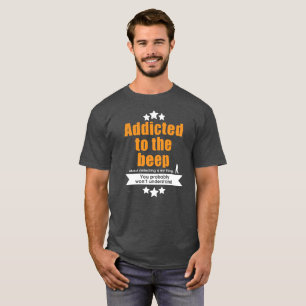 Metall spårande tshirt, beroende för pipan t-shirt