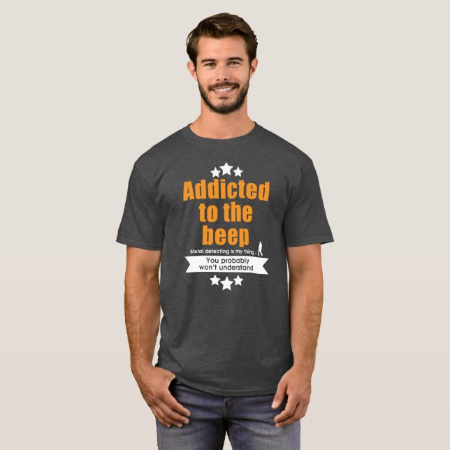 Metall spårande tshirt, beroende för pipan t-shirt (Hel framsida)