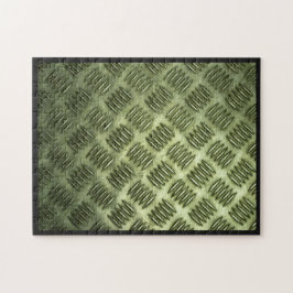 Metall stålsätter diagonal struktur för rutig durk pussel