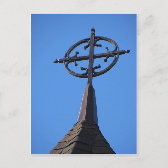 Metall Steeple Kor Vykort (Framsida)
