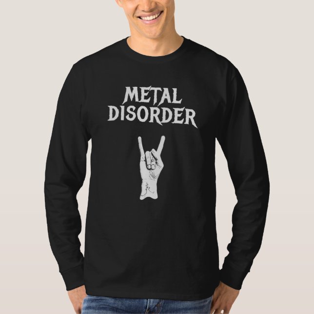 Metall-störning Dödsblödning Tungt svart Metall T Shirt (Framsida)