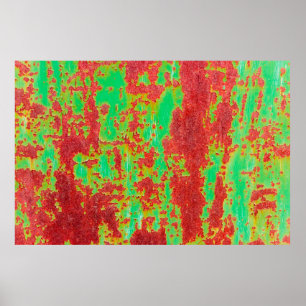 Metall struktur med repor och sprickeffekter, ab poster