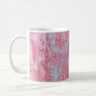 Metall struktur med repor och sprickor abstrakt, kaffemugg