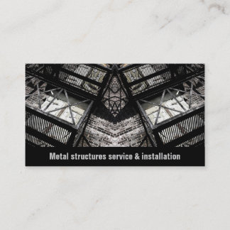 metall strukturtjänster och installationsverksamhe visitkort