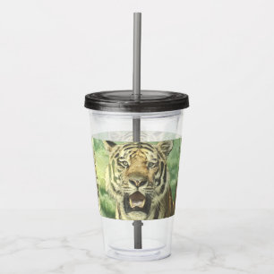 metall tiger take away mugg