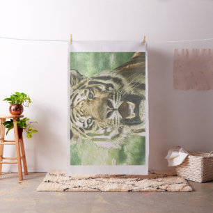 metall tiger tyg