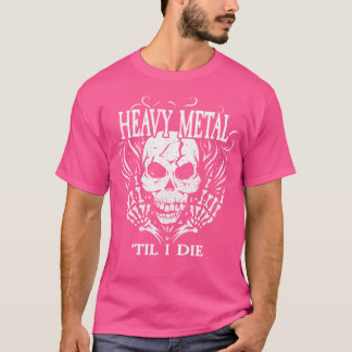 Metall Til I Die I Rock musik-festival I tungmeta T Shirt