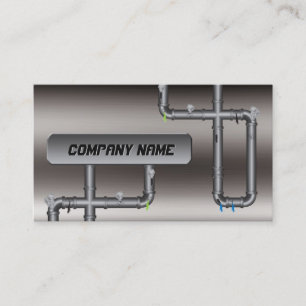 Metall Tube Repair Plumber Waterworks Visitkort