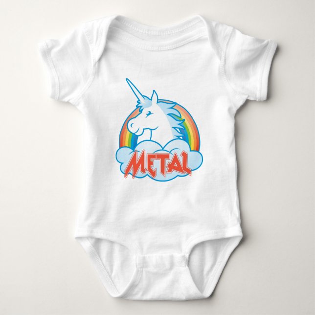 metall-unicorn t-shirt (Framsida)