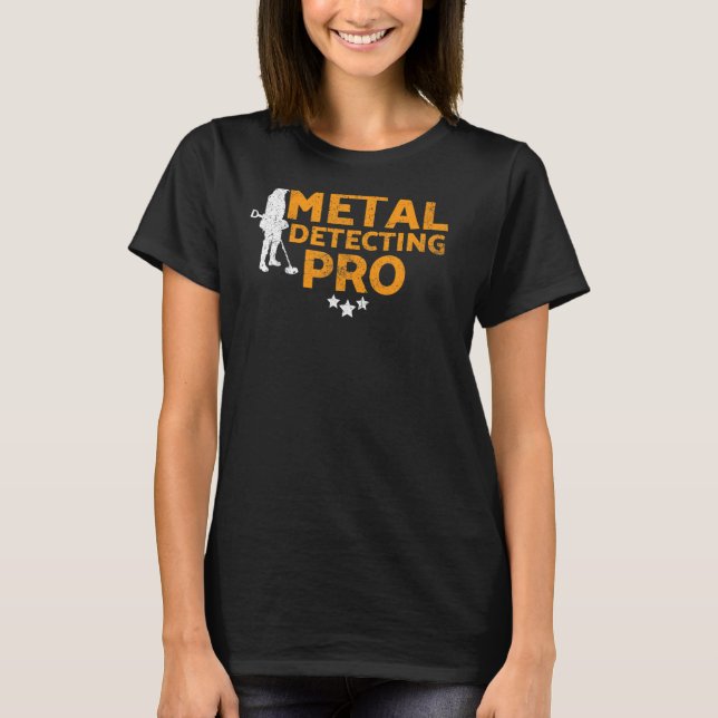 Metall-upptäckare Metall som identifierar Pro T Shirt (Framsida)