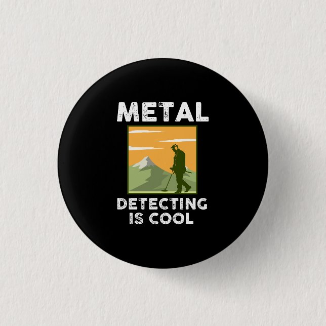 Metall-upptäckare - Metall-upptäckt är Coola Knapp (Framsida)