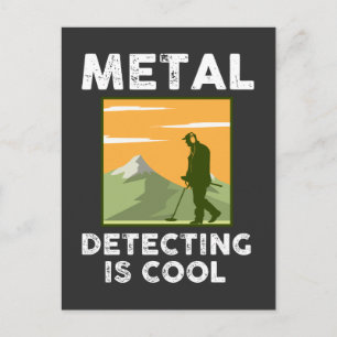 Metall-upptäckare - Metall-upptäckt är Coola Vykort