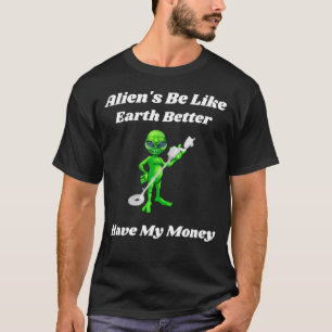 Metall upptäcker Alien T-Shirt