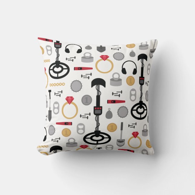 Metall upptäcker Dekorativ kudde (Framsida)