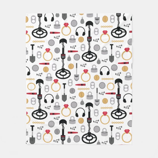 Metall upptäcker Fleece Blanket (Framsidan)