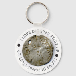 Metall upptäcker gåva - nyckelring