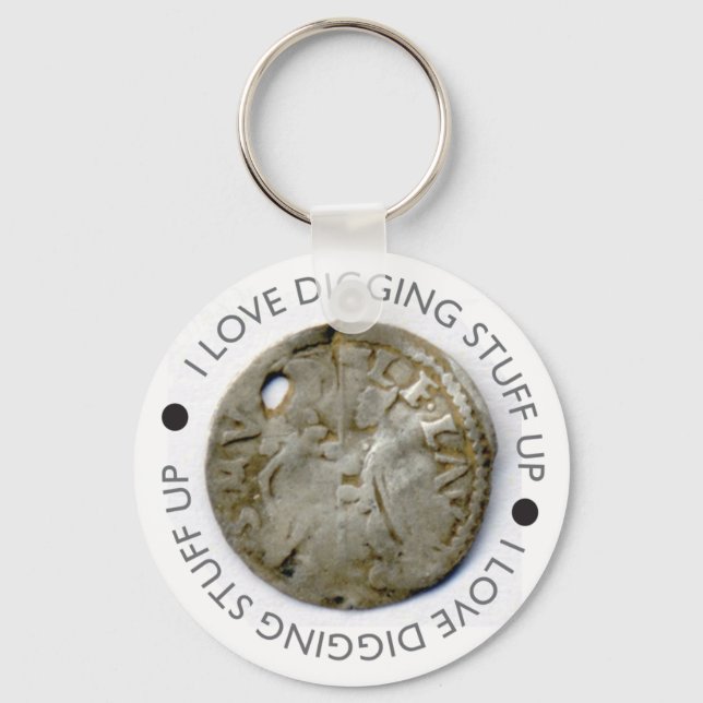 Metall upptäcker gåva - nyckelring (Framsida)