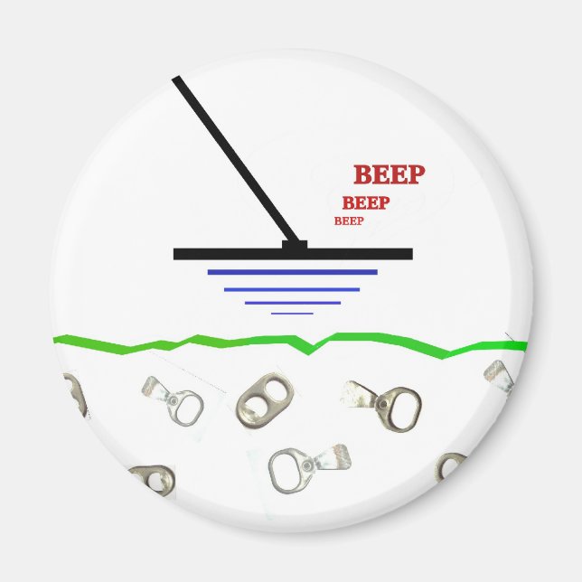 Metall upptäcker magnet (Framsidan)