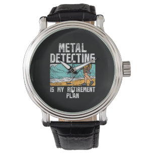 Metall upptäcker Pension Armbandsur