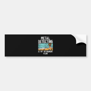 Metall upptäcker Pension Bildekal