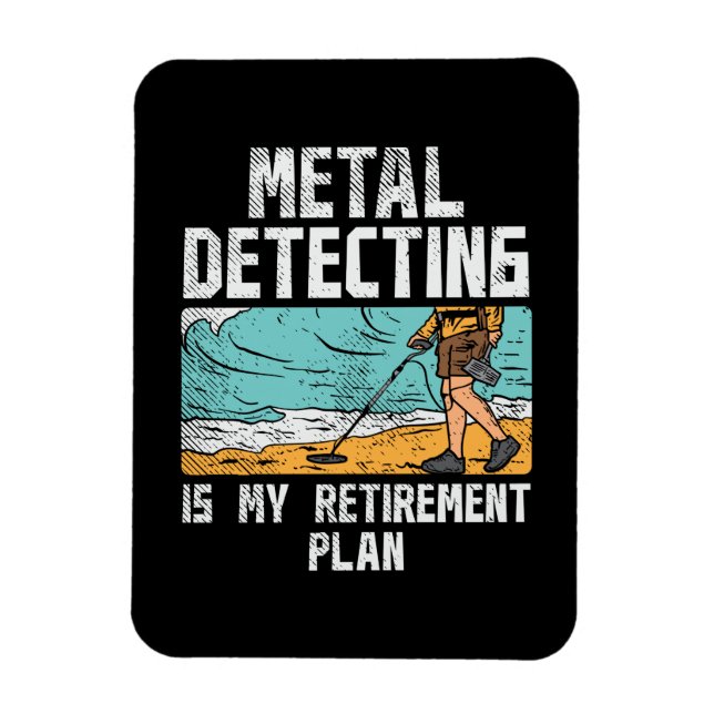 Metall upptäcker Pension Magnet (Vertikal)