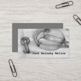 Metall upptäcker Relics Railroad Lock Nyckel Treas Visitkort