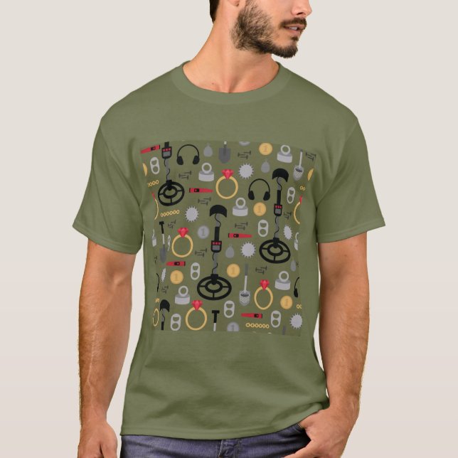 Metall upptäcker T-Shirt (Framsida)