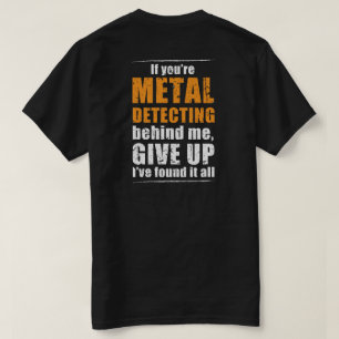 Metall upptäcker t-shirt idealisk metall upptäck