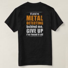 Metall upptäcker t-shirt idealisk metall upptäcker