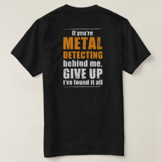 Metall upptäcker t-shirt idealisk metall upptäcker