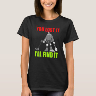 Metall upptäcker Treasure Hunt Detectorist Metall T Shirt
