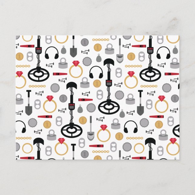 Metall upptäcker vykort (Framsida)