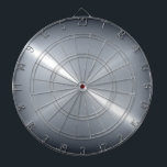 Metall utseende av rostfritt stål i Silver Darttavla<br><div class="desc">Metall utseende för metallstensfritt stål</div>