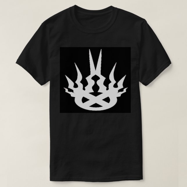 Metall-utskrift av bästa logotyp - statiskt X-band T Shirt (Design framsida)