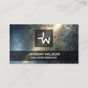 Metall Welder Construction Repair Handyman Busines Visitkort