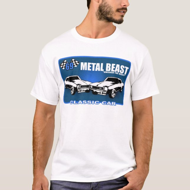 Metallbeasten "släpper loss beasten ", t shirt (Framsida)