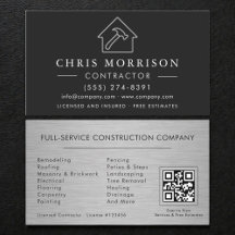 Metallbyggnadskonstruktion Svart Silver QR-kod