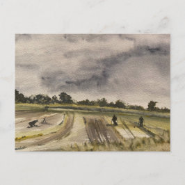 Metalldetektering i fälten 2 vykort