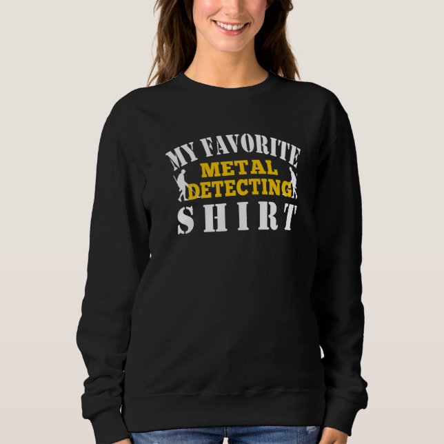 Metalldetektering Min Favorit Metalldetektor T Shirt (Framsida)