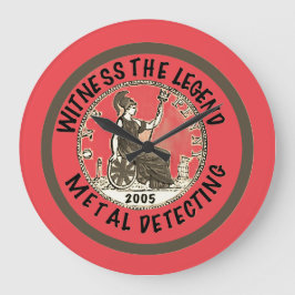 Metalldetektor 21-årsdag  stor klocka