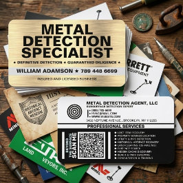 Metalldetektor / Detektering / Återvinningsspecial Visitkort