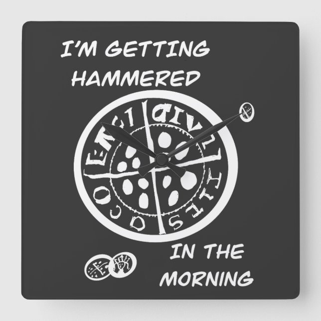  Metalldetektor  Fyrkantig Klocka (Framsida)