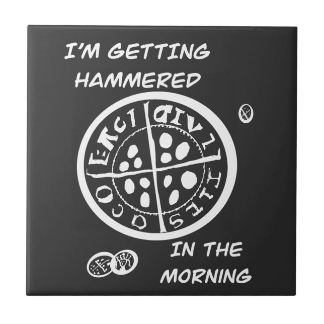 Metalldetektor Kakelplatta (Framsidan)