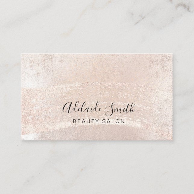 Metallfärgstreck Visitkort (Framsida)