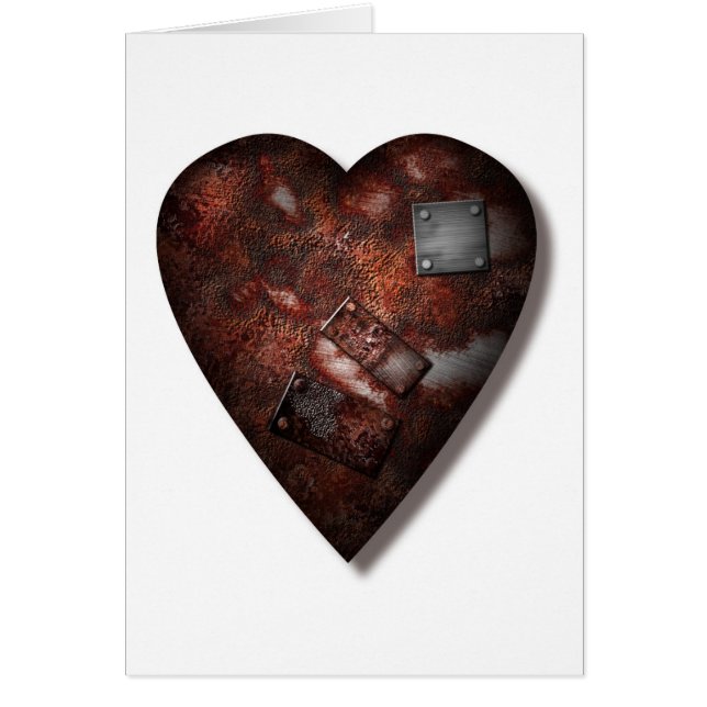 Metallhjärta Hälsningskort (Framsidan)