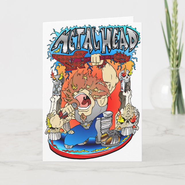 Metallhuvud Kort (Framsida)