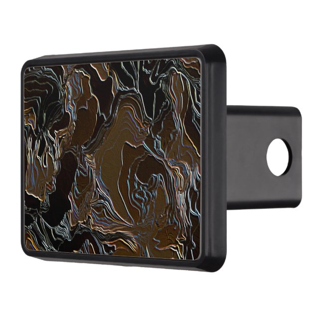 Metallic Brown Camouflage Tow Hitch Cover Dragkroksskydd (Vänster)