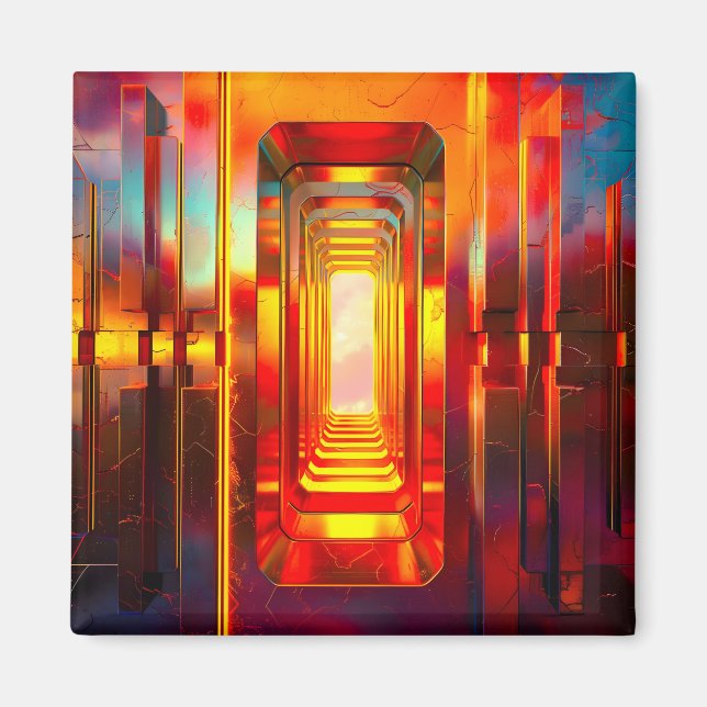 Metallic Celestial Himlar Magnet (Framsidan)