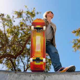 Metallic Celestial Himlar Mini Skateboard Bräda 18,5 Cm