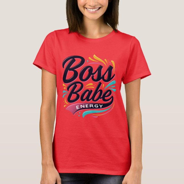 Metallic Chef Babe Vibes Top T Shirt (Framsida)